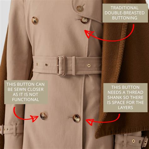 burberry trench button